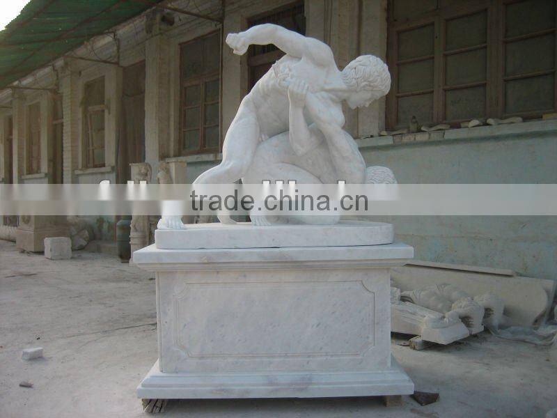 famous white marble cherub and angle statues