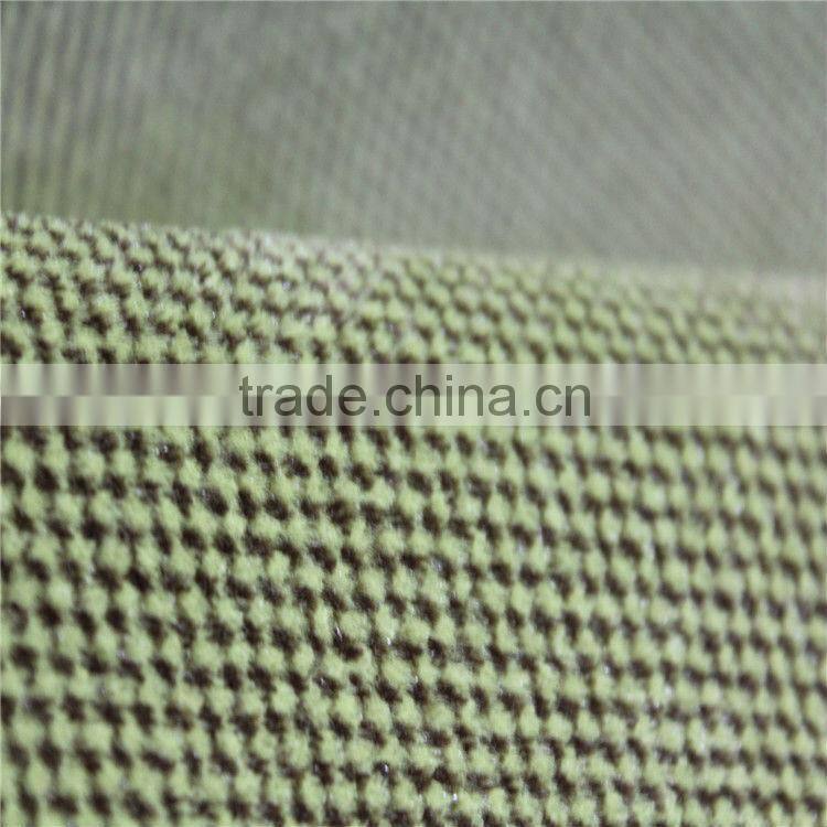 soft 100% polyester small check fabric for sofa, velour fabric, striped upholstery fabric, car seat cover fabric, bag fabric