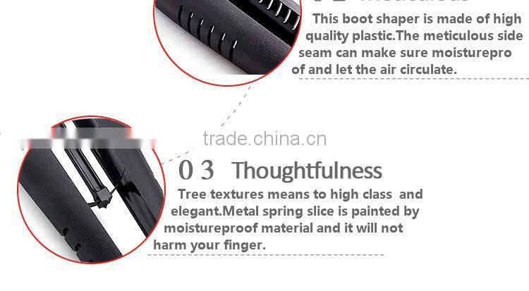 Handle plastic boot tree