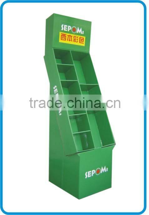stationery cabinet/ cardboard floor stand display