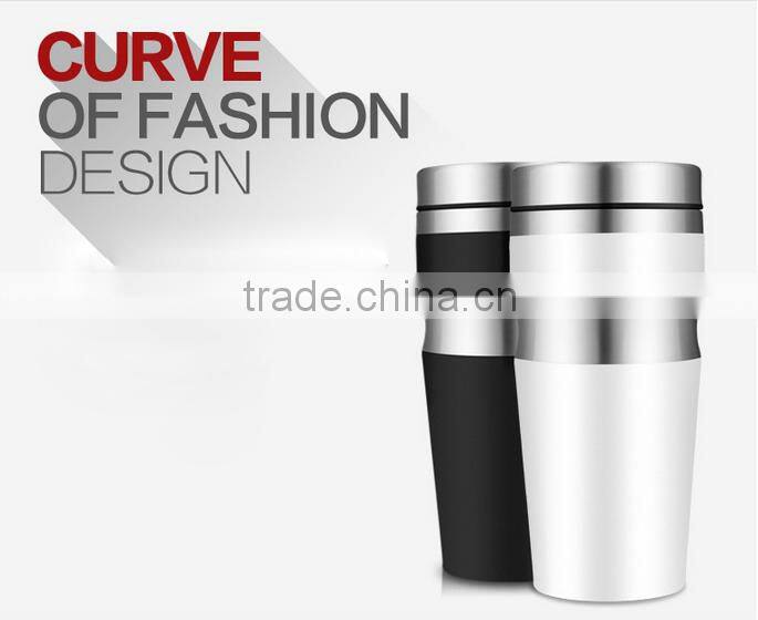 Steel coffee cup/450ml travel mugs/custom coffee mugs cheap price