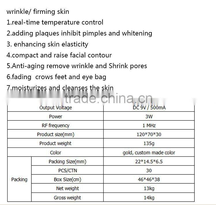 Best selling home health products portable rf machine photon ultrasonic device