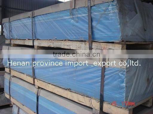 blue pvc film laminated aluminum sheets