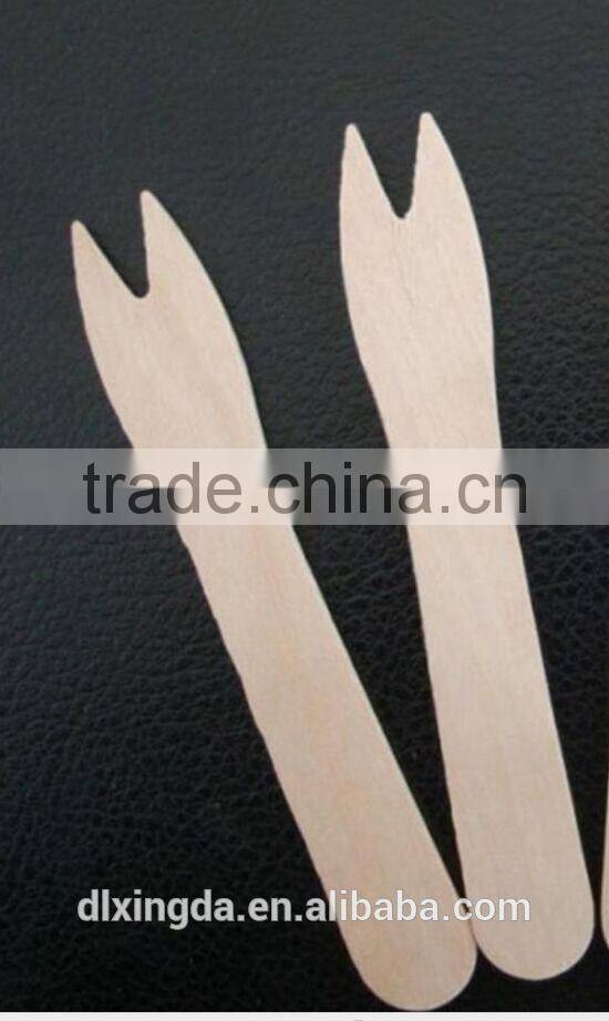 Disposable Birch wooden Forks for Fruit and Cakes Convinient