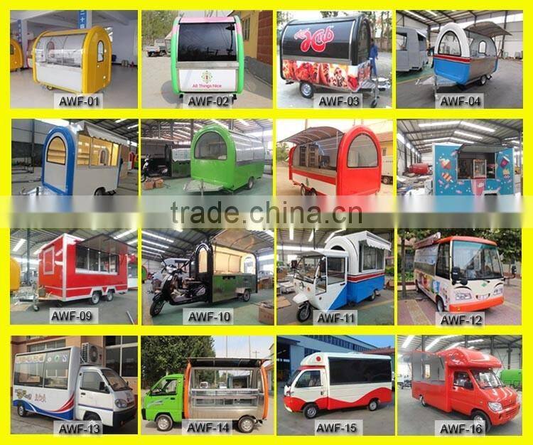 New Exporting 3.0 Long Mobile Fryer Food Cart