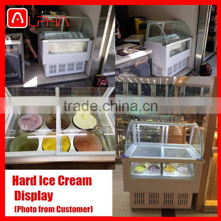 High quality!Ice cream display freezer/portable ice cream freezer