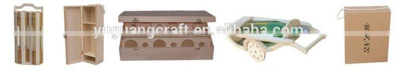 wooden vintage vineyard 4 wine bottle gift storage boxes