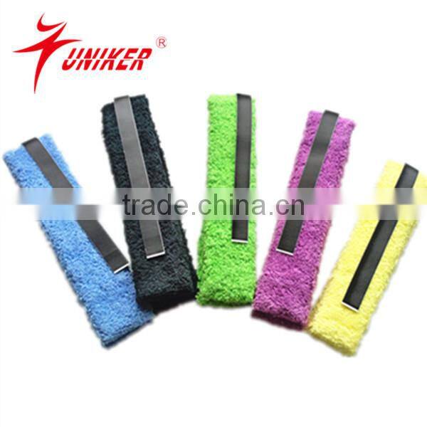 2015 New assorted straps badminton Cotton Hand Towel Grip