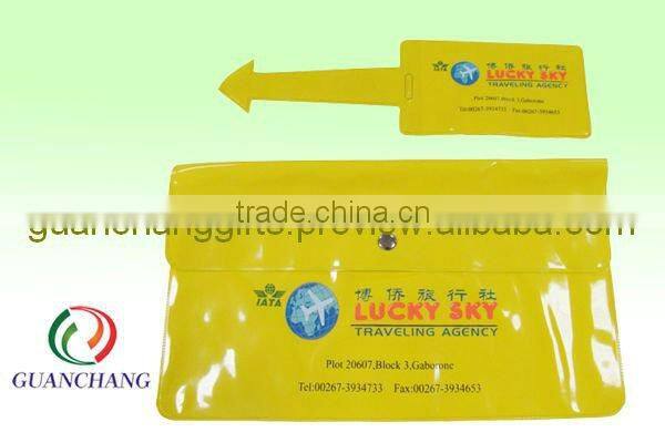 Hot selling leather hard business id card holder