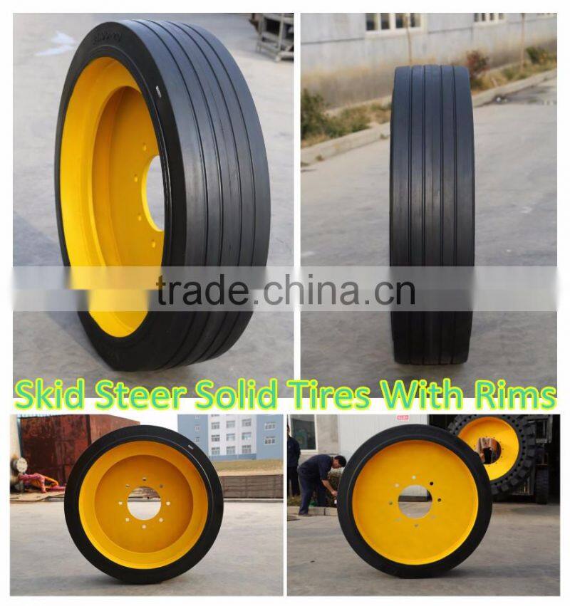 Agricultural tyre good price 14.00x24,17.5x25 skid steer loader solid otr tires with long life