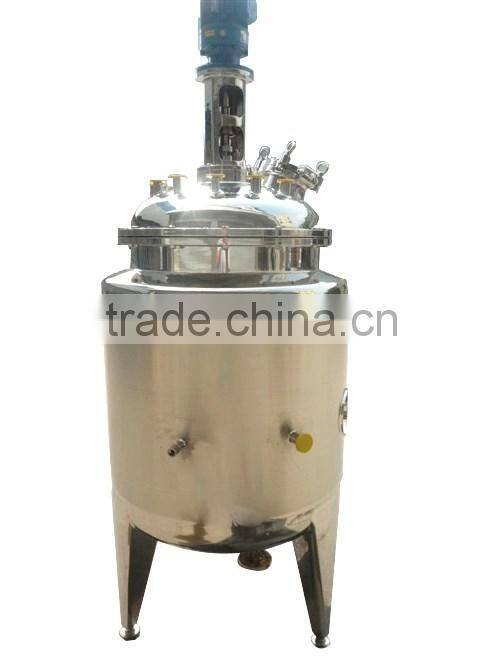 100L Stainless steel single wall blending machine, syrup/ liquid stirring tank, durable mixing reactor