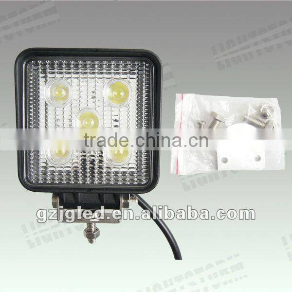 15w 18w 24w 27w 42w led work light round car led headlight 4x4 car light cree bulb lamp for motorcycle off road