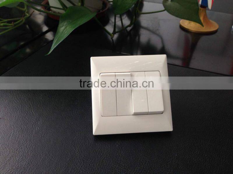 China custom white plastic pushbotton