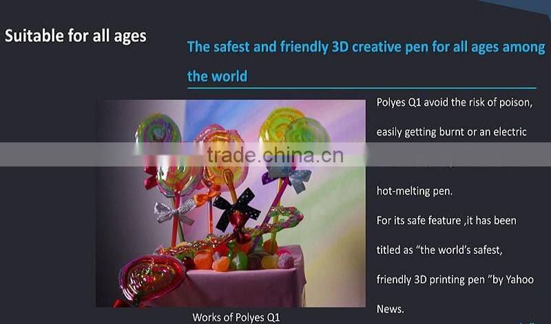 Unique Filament Cool Ink 3D Painting Pen Colorful 3D 3d Art Pen Printing Machine