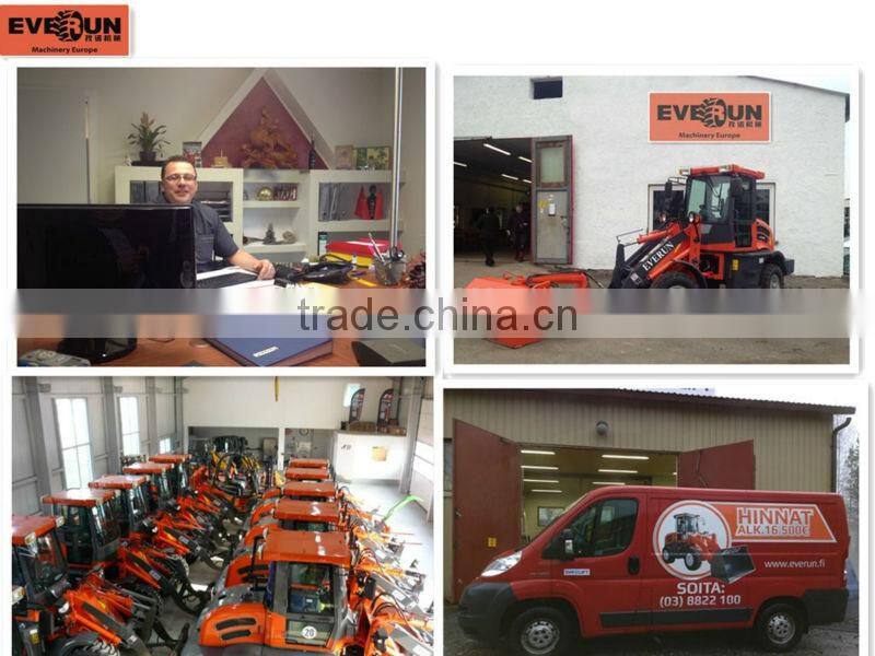 EVERUN 2.0ton Loading Machine ER20 CE Farm Tools Front Wheel Loader with Spare Parts for Sale Germany