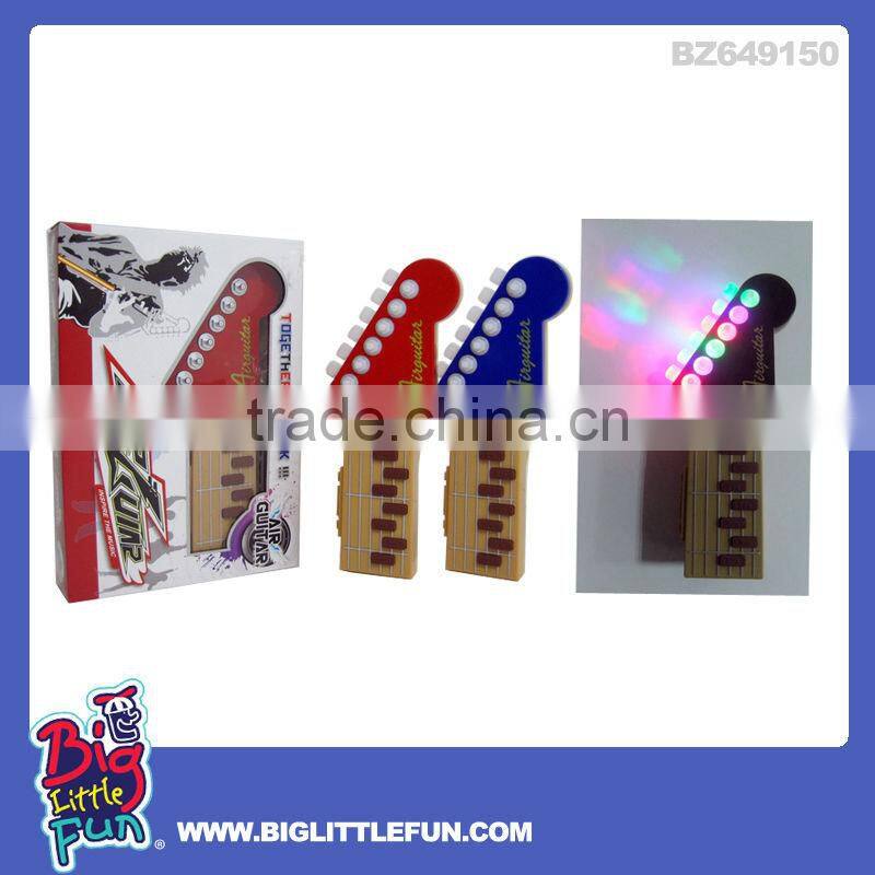 Air guitar toy for kids with flash light