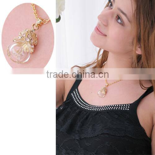 NEW 2014 Jewelry Pendant Glass Perfume bottle jewelry