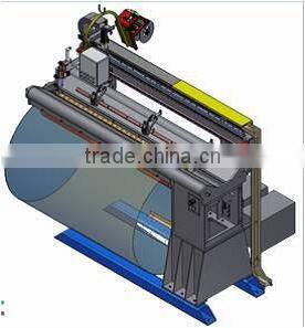 Automatic straight seam welding machine for barrel, drum