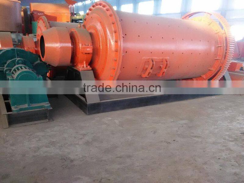 Limestone grinding ball mill plant with dust collector