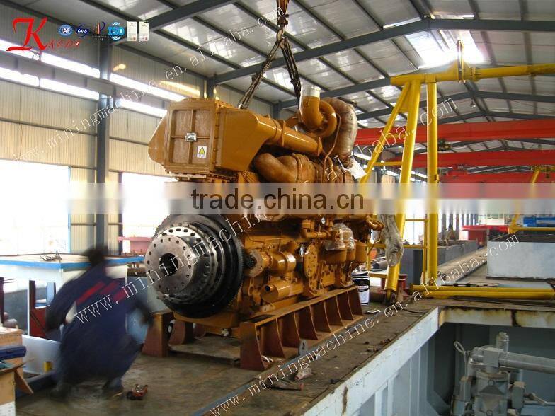 12-14 inch pump, water flow of 2500m3/h mining gold dredge for sale