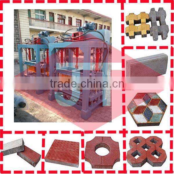 India low price building brick hollow interlocking paver moulds automatic cement block making machine uk
