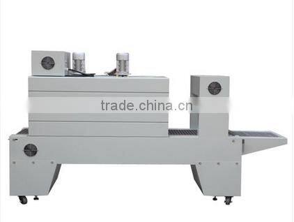 semi automatic shrink film packaging machine for glass win bottles