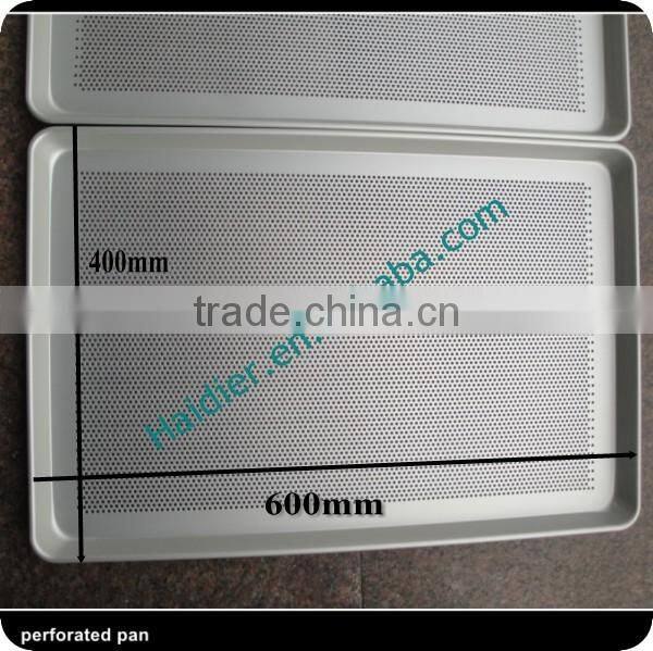 Flat sheet Perforated aluminum tray size, baking tray, aluminum tray for oven