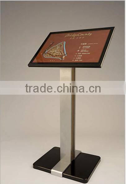 Floor standing advertising display