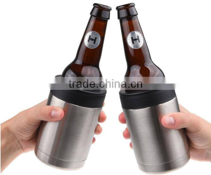 12 ounce 350ml #304 18/8 stainless steel bear beverage cold insulated BPA free water bottle cup/can