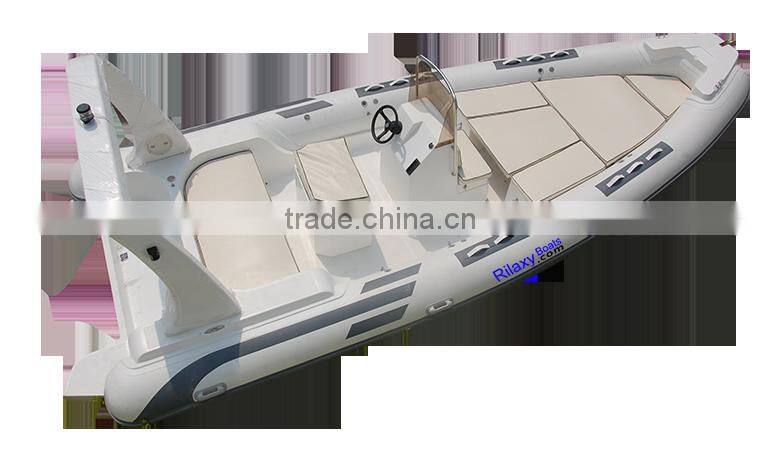 Rilaxy CE certificated 2.5m-10m China rib boat manufacturers