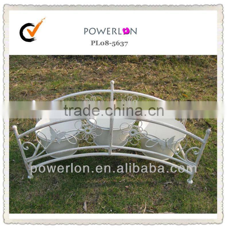 Antique new item wrought iron outdoor metal flower pot