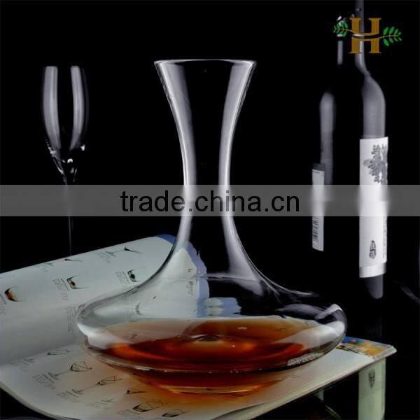 Lead Free Hand Blown Glass Wine Decanter