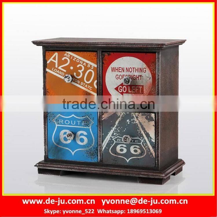 Flower Pot Wooden Organizer