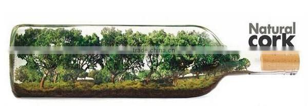 The unique nature cork leather mens wallet