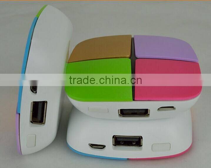 Real Capacity Magic Cube Power Bank portable power bank 2000mah