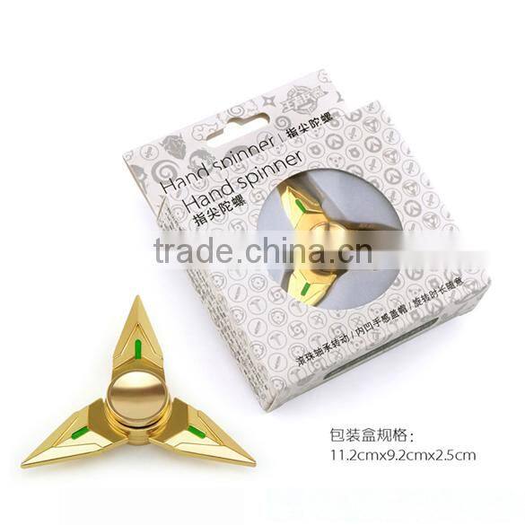 Hotselling spinner fidget and hot Sale hand spinner Anti Stress Tri Hand Fidget Spinner