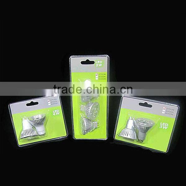 Vacuum PVC plastic slided carboard packaging box