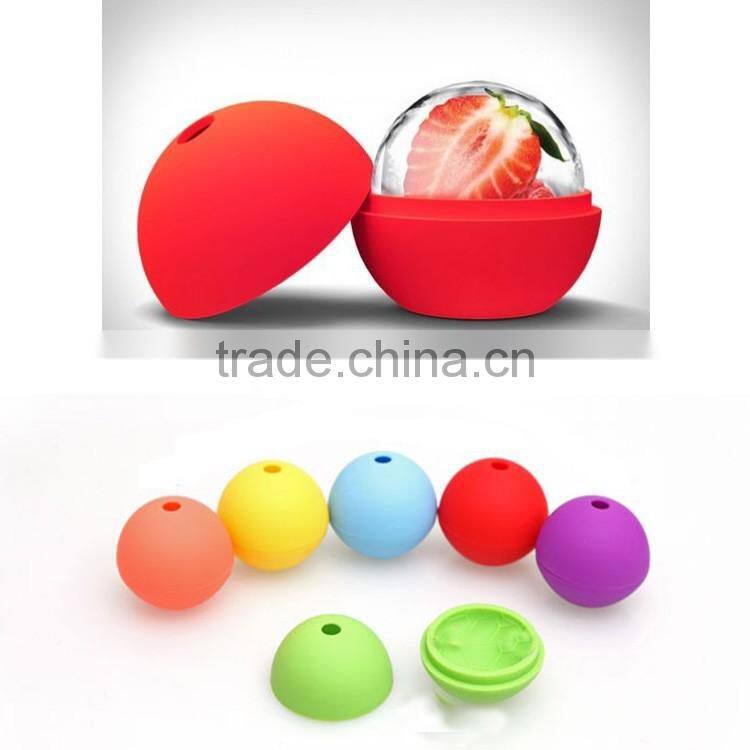 new design cute ball silicone ice tray ice mold