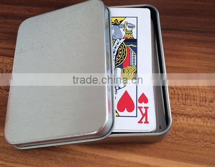 good quality single metal packing poker packing tin box