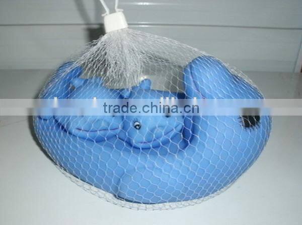 Rubber dolphin floating toy baby 3pcs animal family bath set