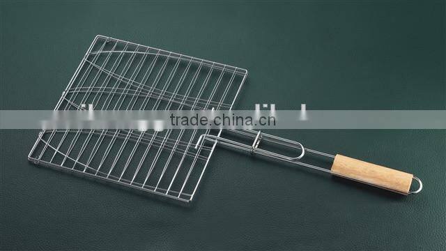 RH-EW218 Chromeplated Steel BBQ fish grill mesh net