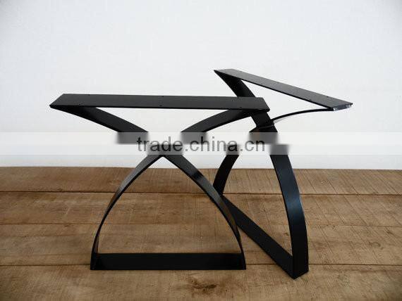 New style 28 inch black powder coated iron display table leg