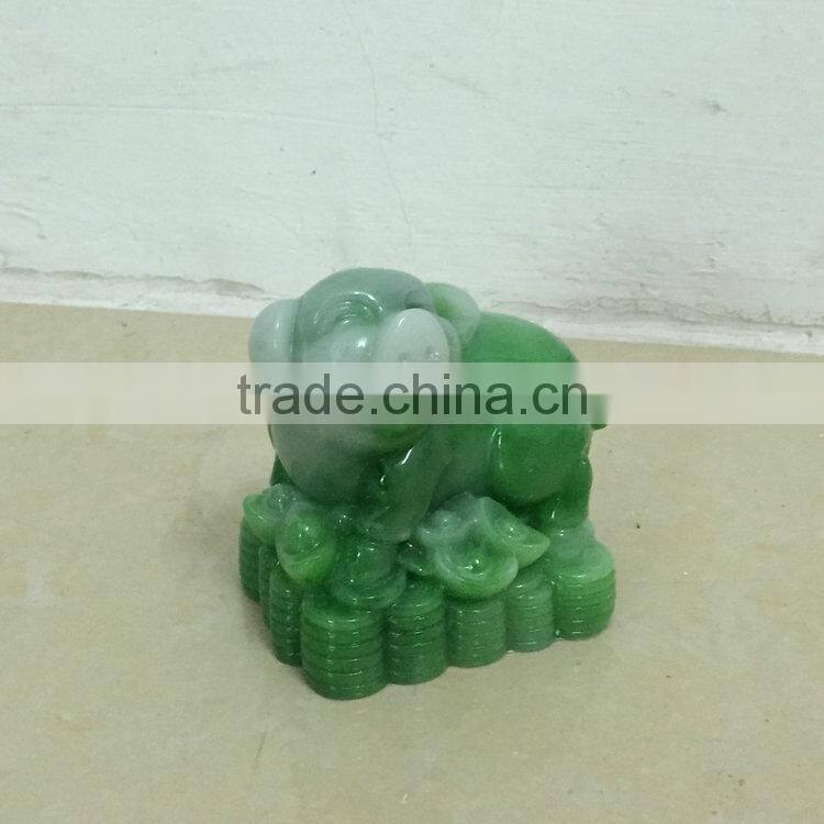 Polyresin lucky pig statue