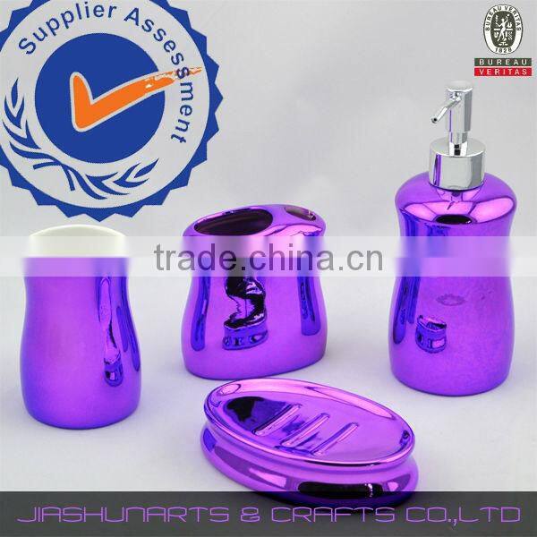 2013 new Purple ceramic bathroom set