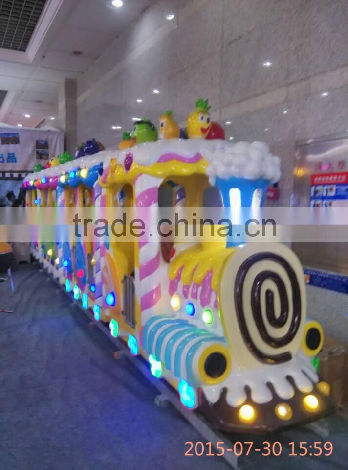 2015 amusement park supplies best-selling kids electric amusement train rides