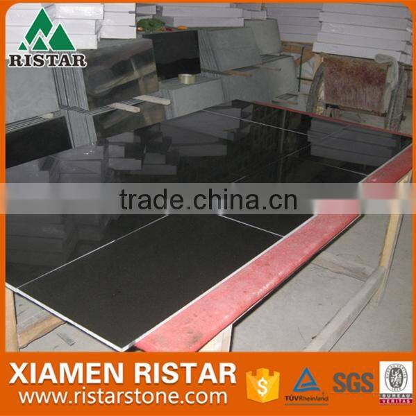 Cheap Mongolian black granite tiles