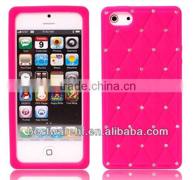 2013 hot sell cheap silicone case cover for iphone5 5s 5c