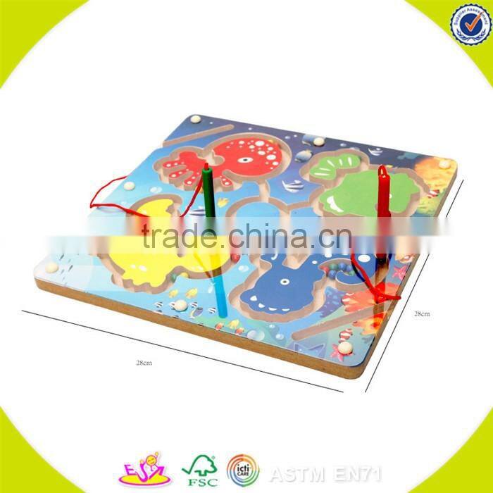 wholesale popular kids wooden toy maze top fashion children wooden toy maze W11H013
