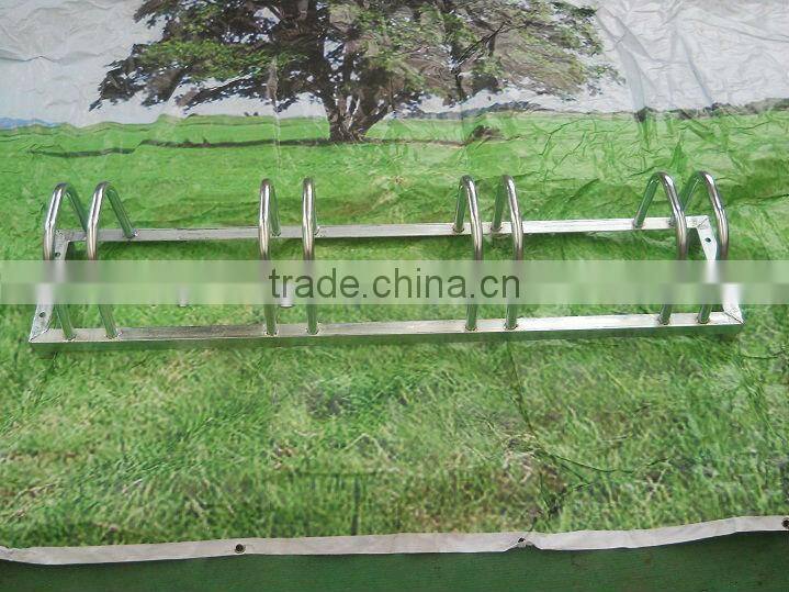 Steel bike stand for 4 bikes