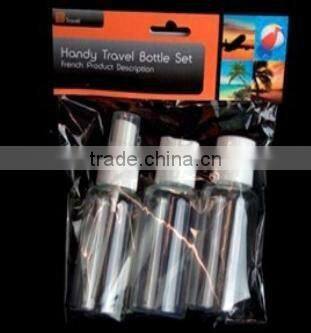 3pcs PET 75ml travel bottles set/cosmetic bottle